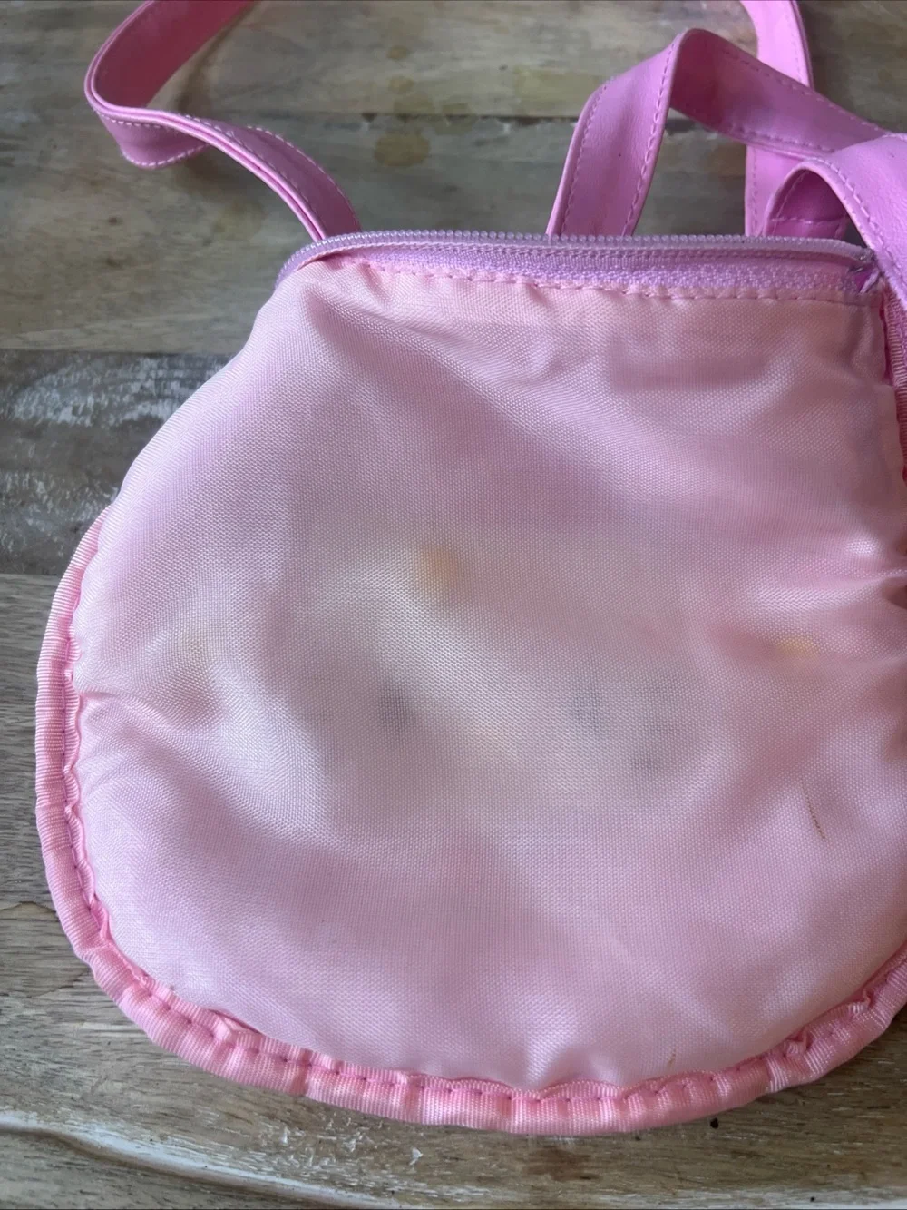 Hello Kitty Pink Sherpa Flower Crossbody Bag